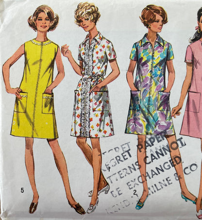 Simplicity 8285 Womens Size 16 Dress