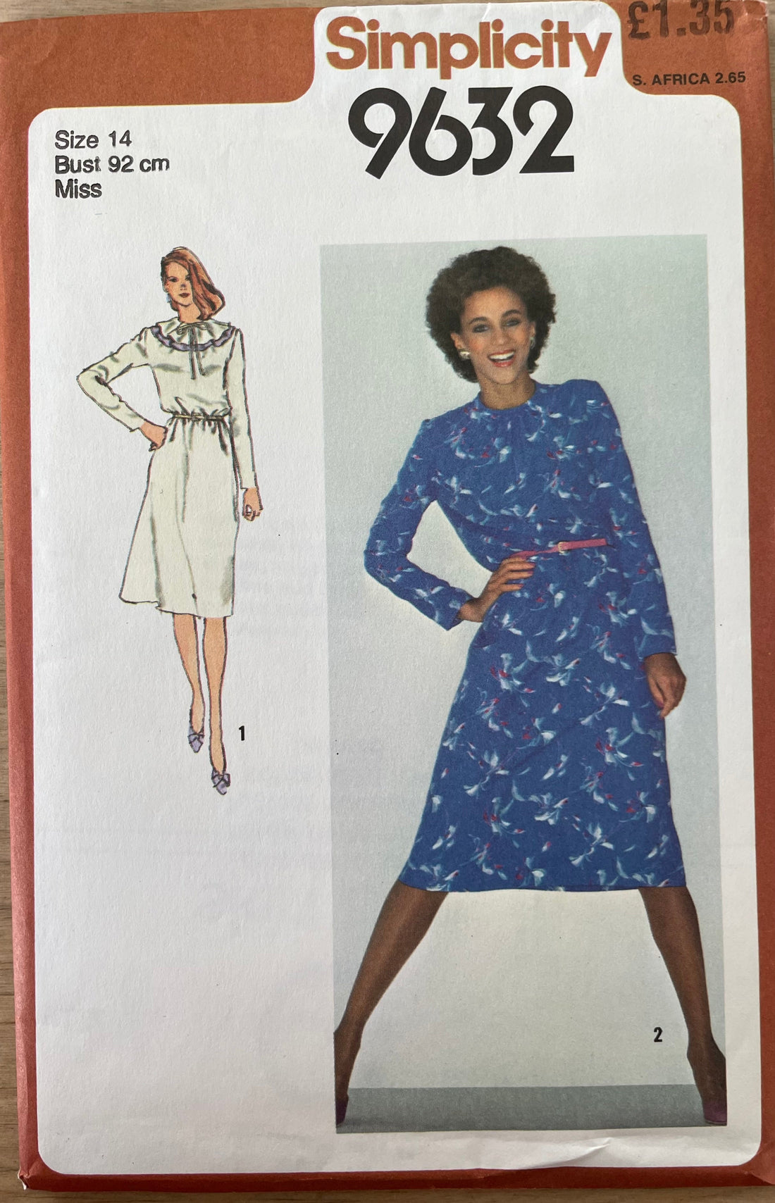 Simplicity 9632 Womens Size 14 Dress FF