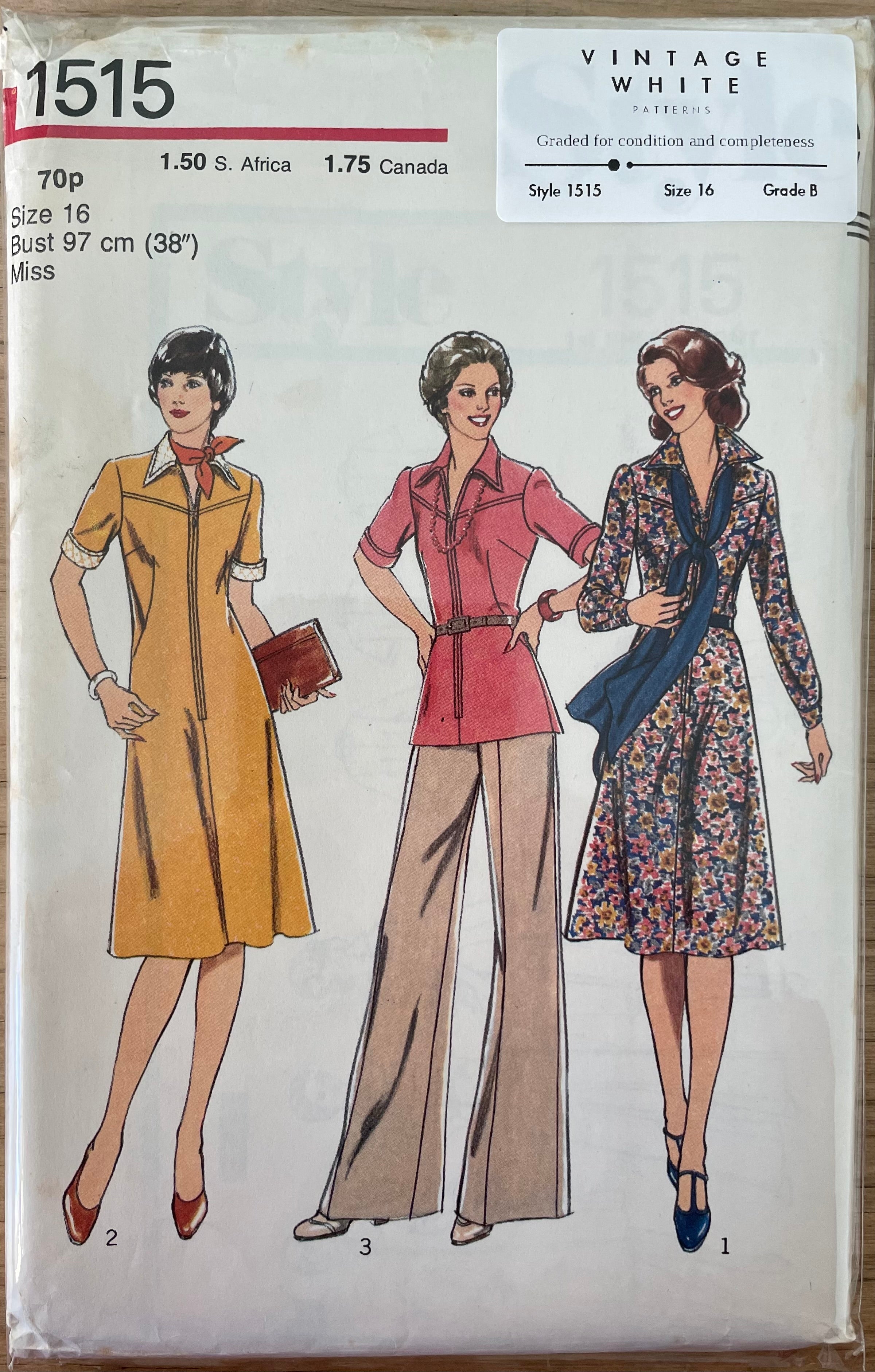 Style 1515 Womens Size 16 Dress Top Trousers