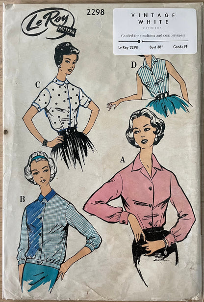 Le Roy 2298 Womens Bust 34” Blouse FF