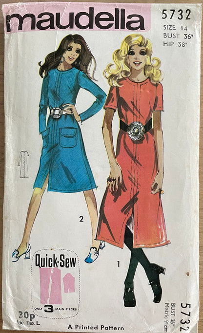 Maudella 5732 Womens Size 14 Dress FF