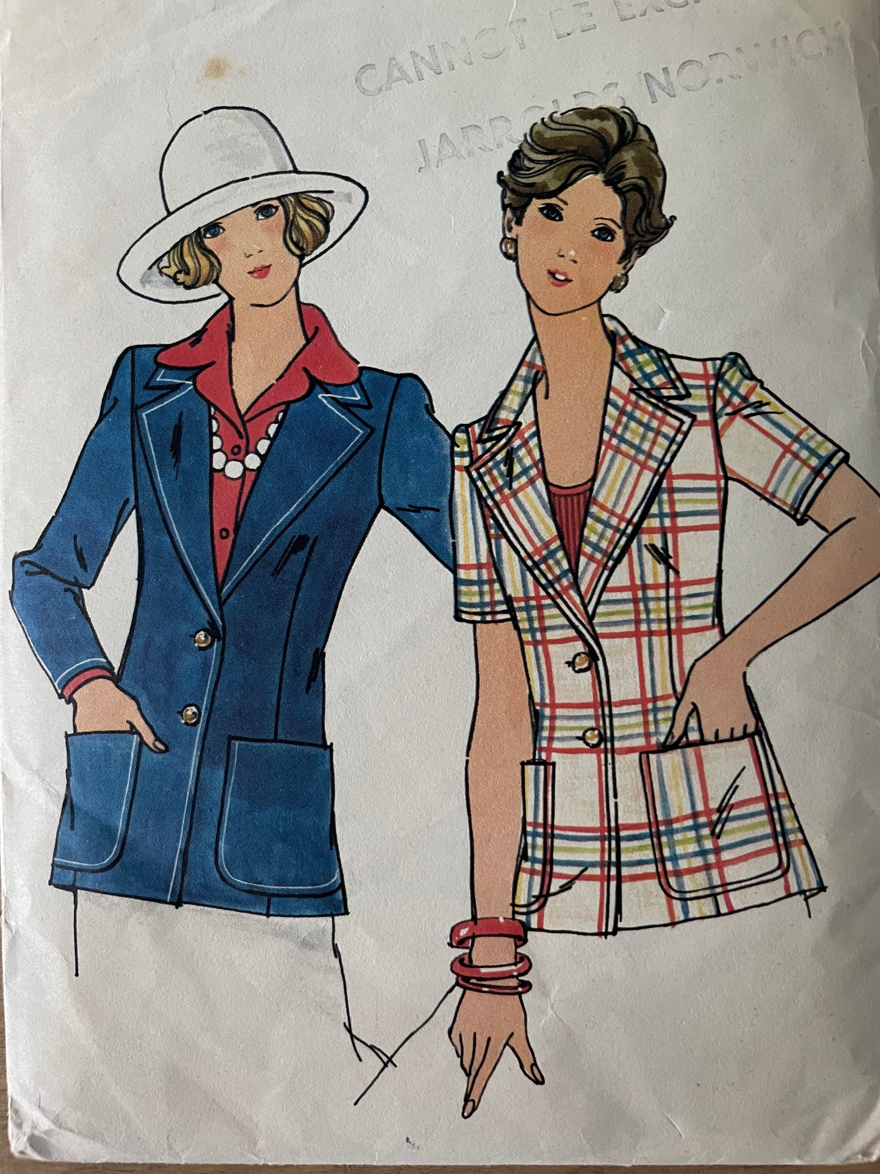 Butterick 5747 Womens Size 12 Jacket