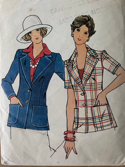 Butterick 5747 Womens Size 12 Jacket