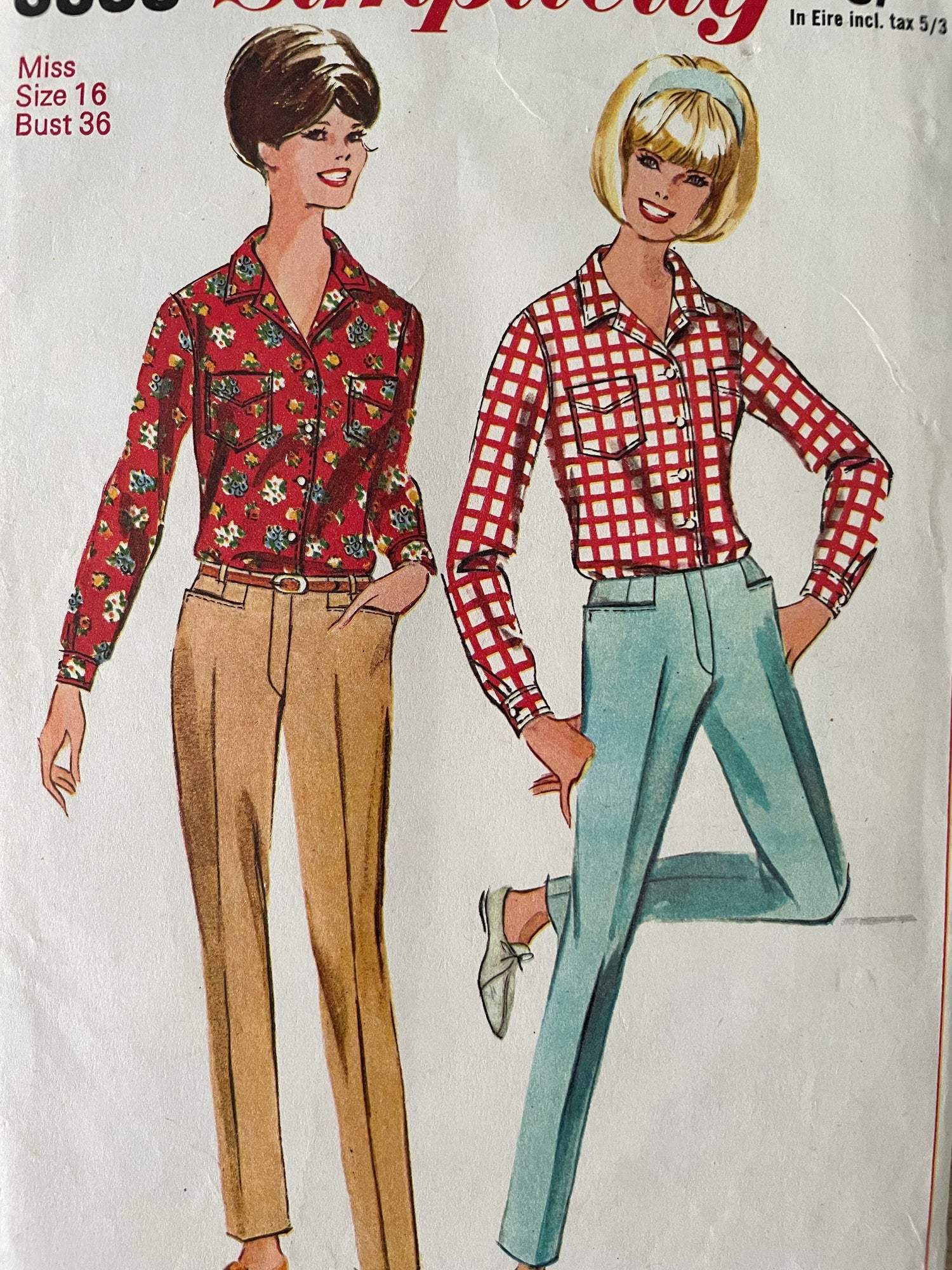 Simplicity 6365 Womens Size 16 Shirt Trousers