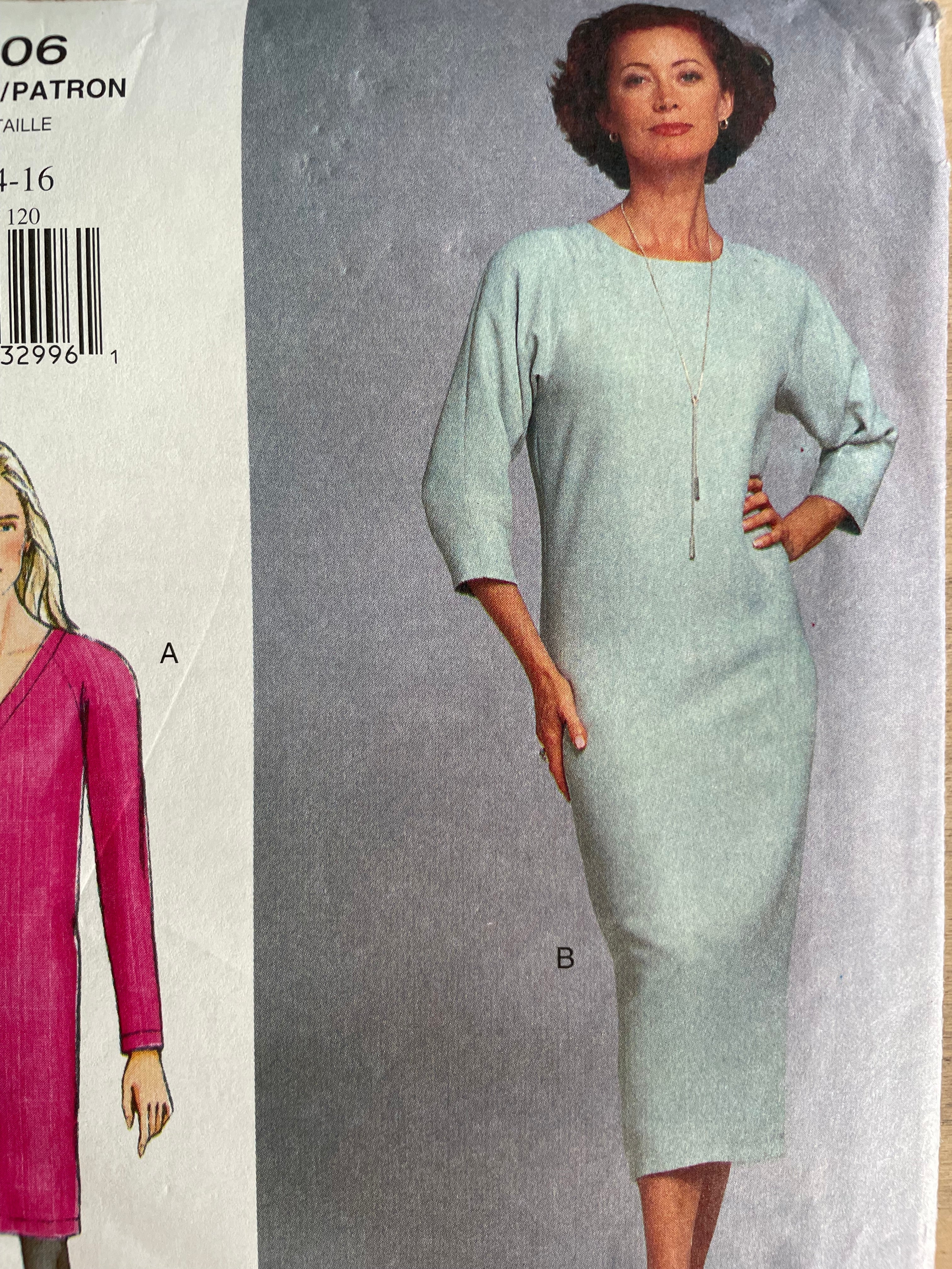 Vogue 7406 Womens Size 12-16 Petite Dress FF