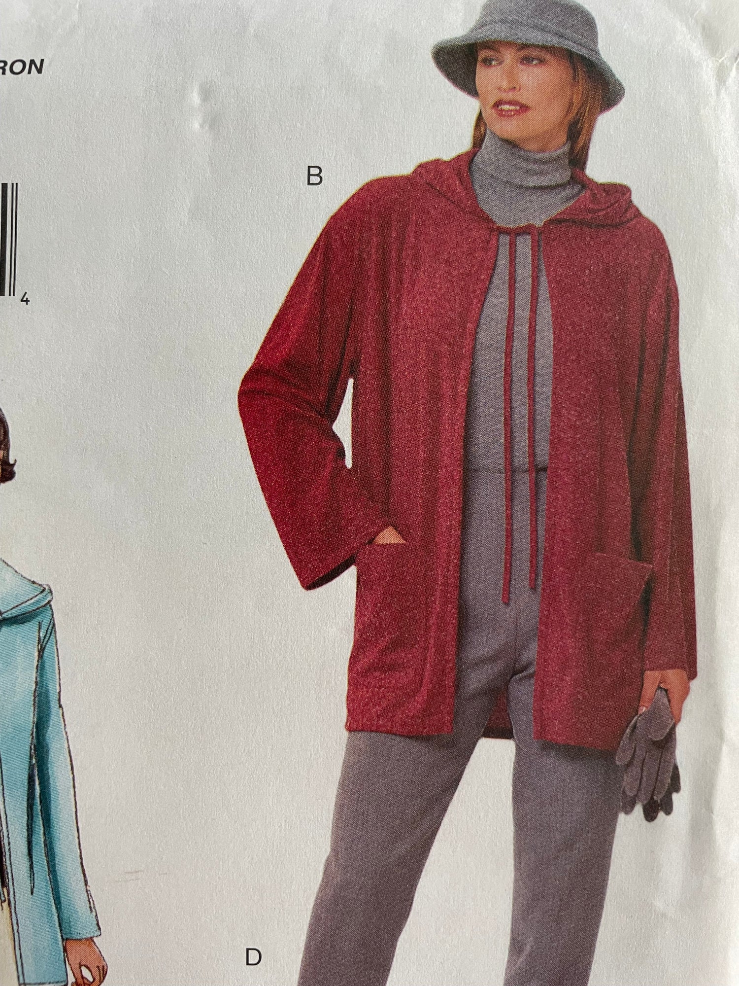 Vogue 7344 Womens Size 12-16 Petite Jacket Skirt Trousers FF