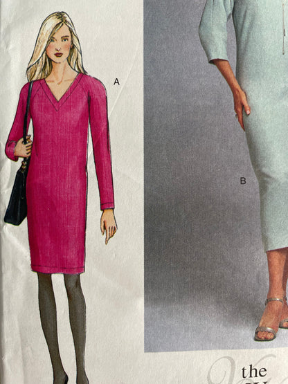 Vogue 7406 Womens Size 12-16 Petite Dress FF