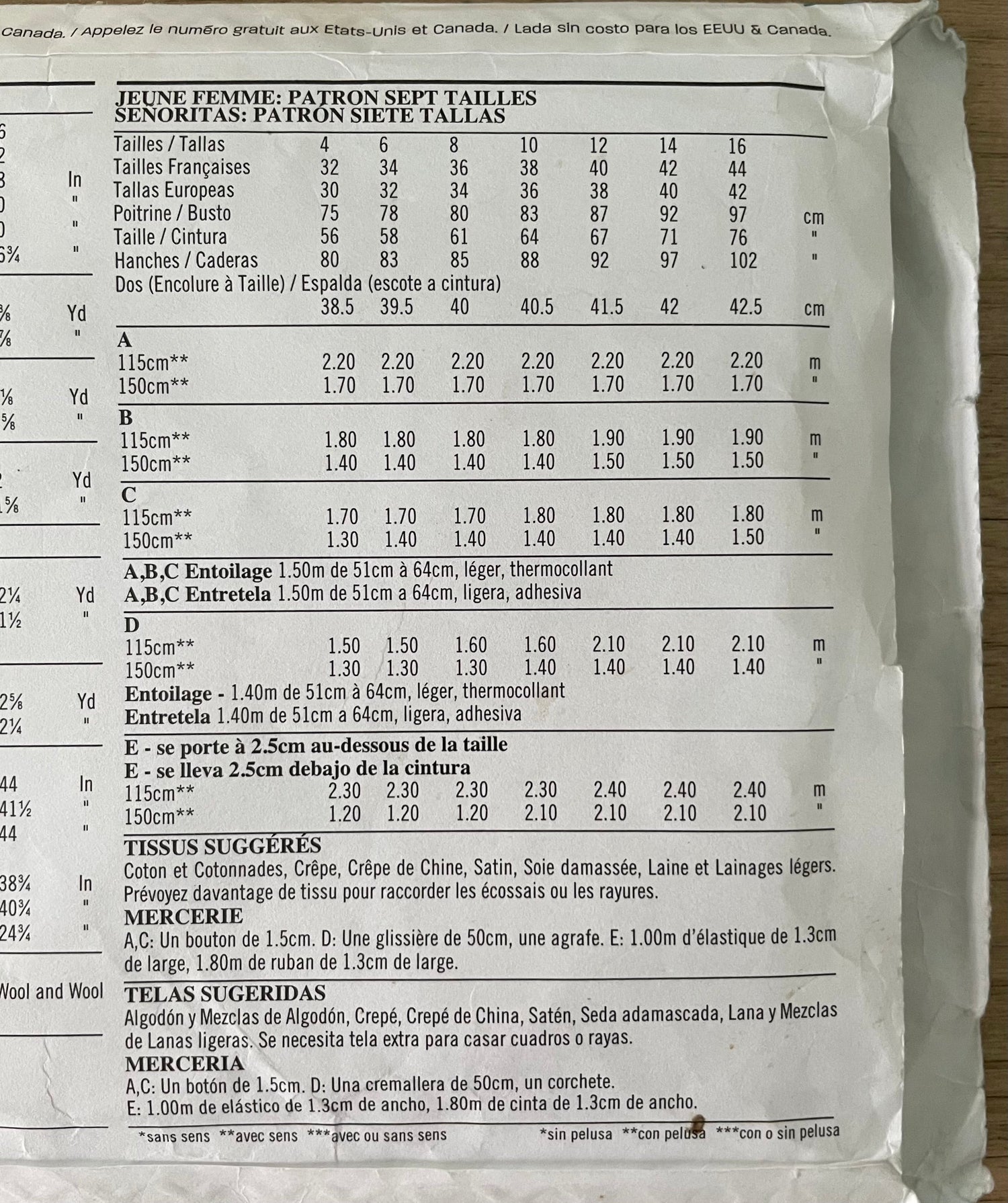 New Look K6013 Womens Size 30-42 EU Jacket Waistcoat Dress Trousers