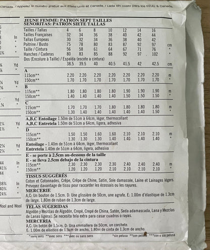 New Look K6013 Womens Size 30-42 EU Jacket Waistcoat Dress Trousers