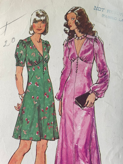 Simplicity 5961 Womens Size 14 Dress