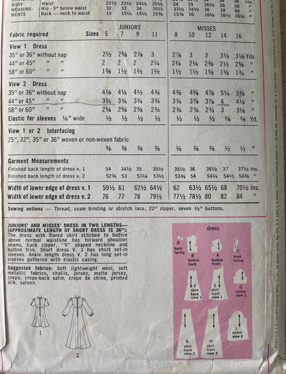 Simplicity 5961 Womens Size 14 Dress