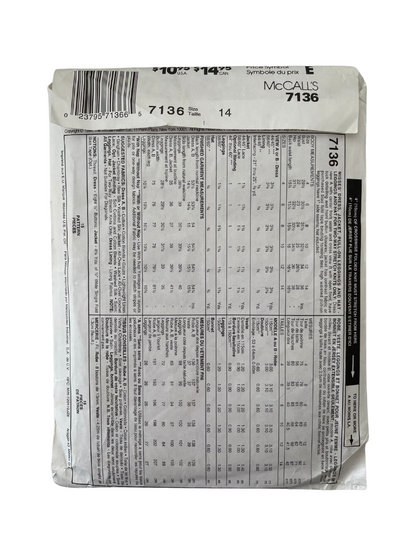 Butterick 9764 Womens Size 18 Dress