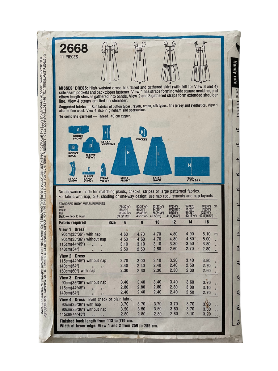 Style 2668 Womens Size 14 Dress FF