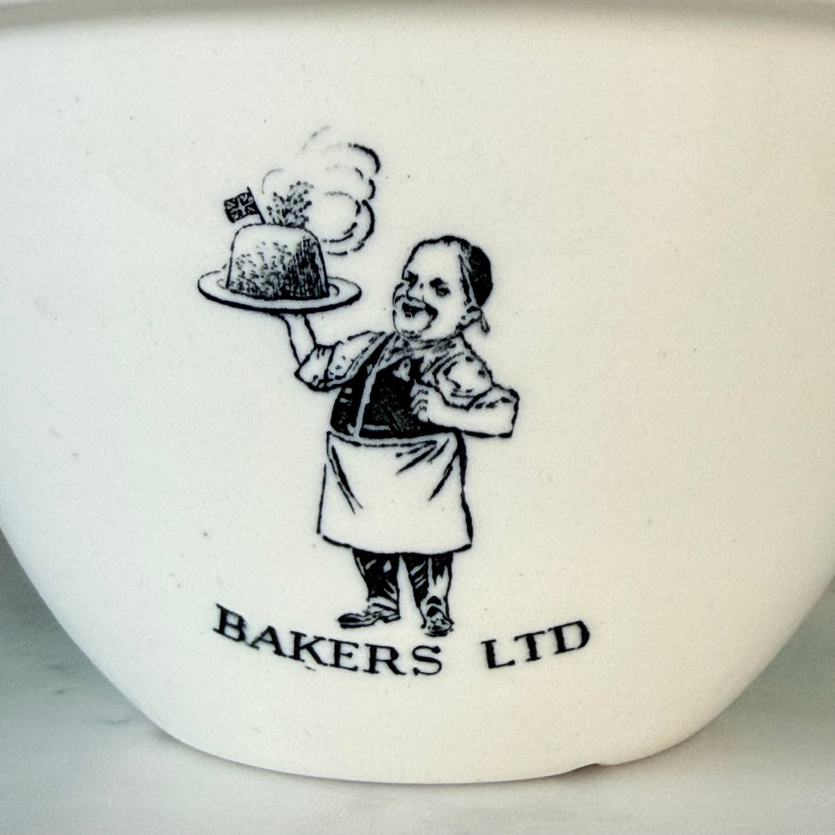 Vintage Bakers Ltd Advertising Pudding Basin c.1940