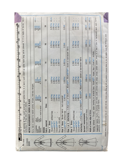 Simplicity 6153 Womens Size 12 Dress *