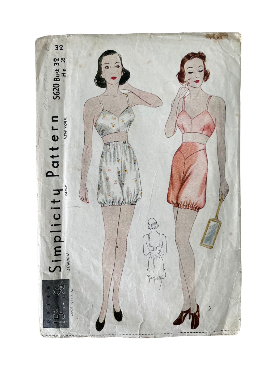 Simplicity S620 Womens Size 32&quot; Lingerie FF