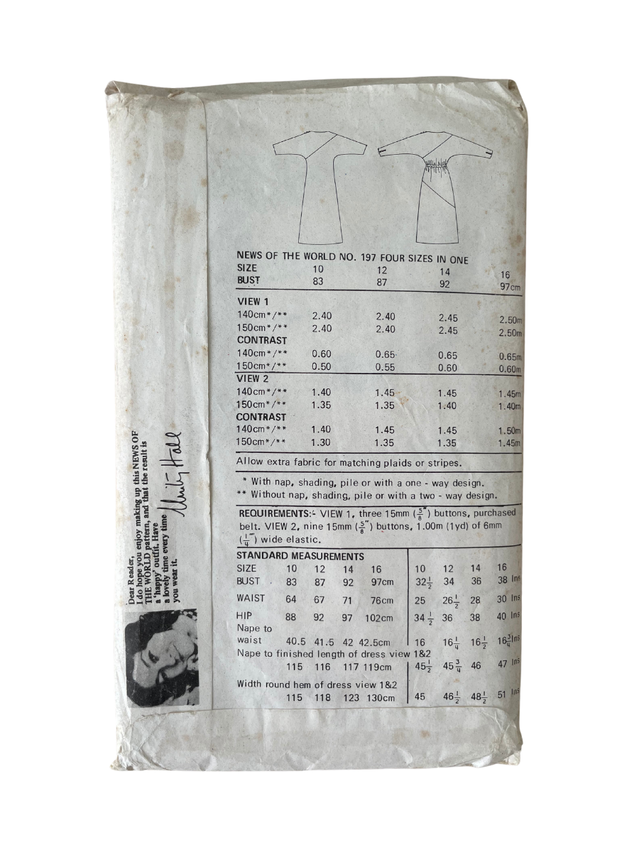 NOTW 197 Womens Size 8-14 Dress FF