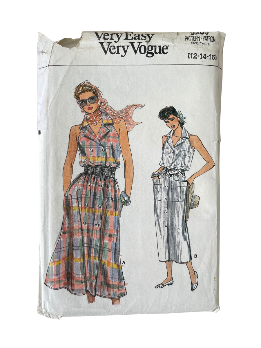 Vogue 9205 Size 10-14 Dress FF