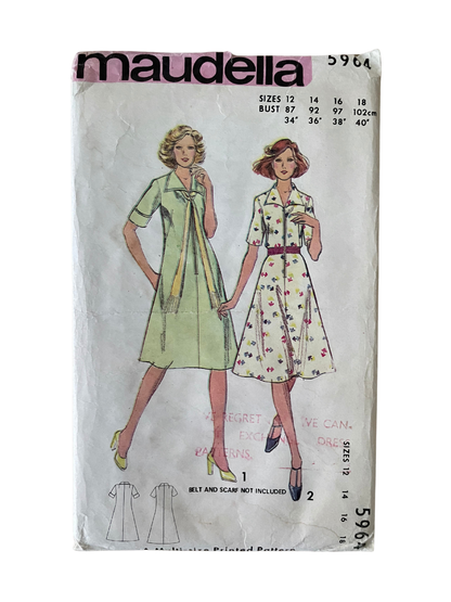 Maudella 5964 Womens Size 10-16 Dress FF