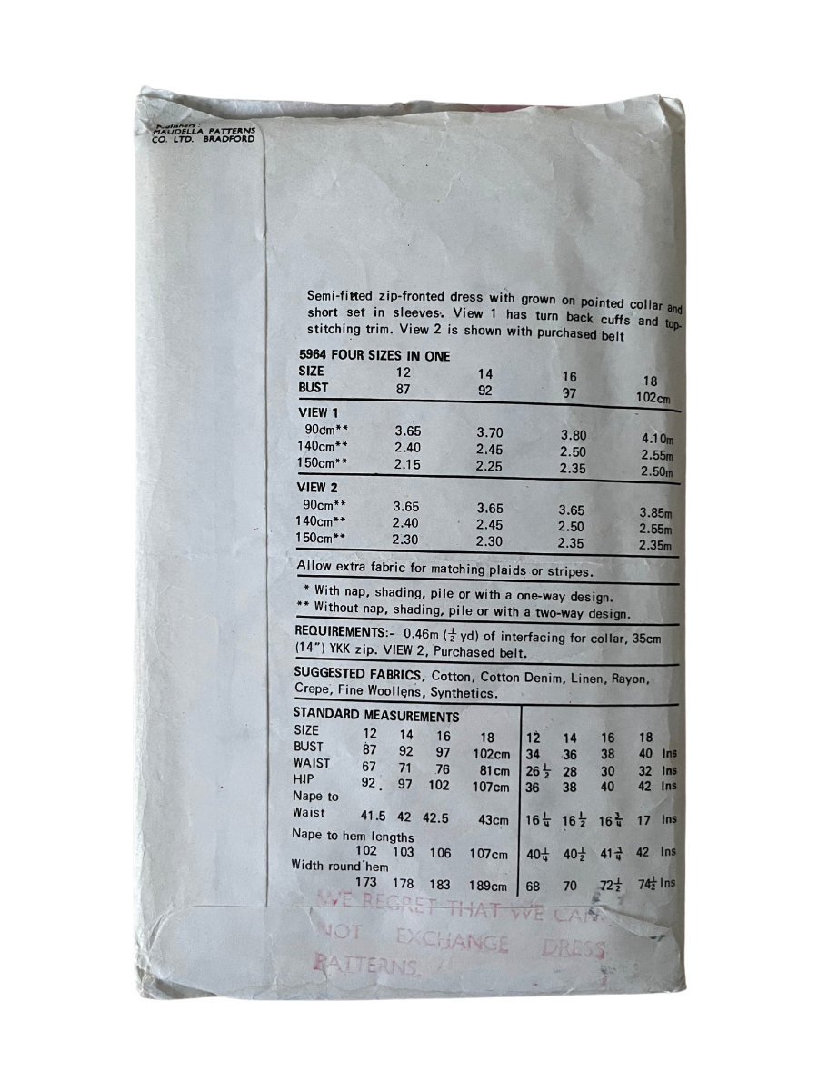 Maudella 5964 Womens Size 10-16 Dress FF