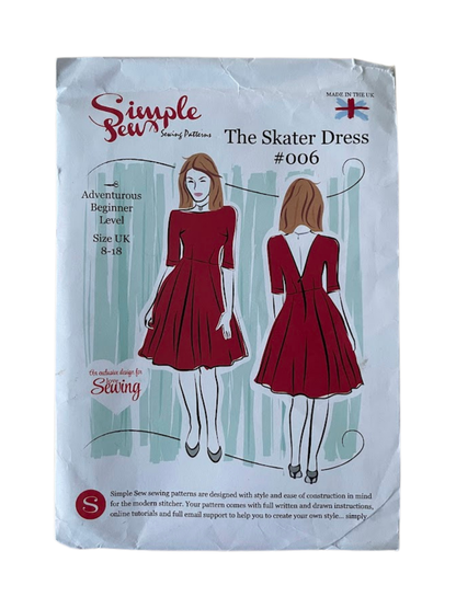 Simple Sew 006 Womens Size 8-20 Dress FF
