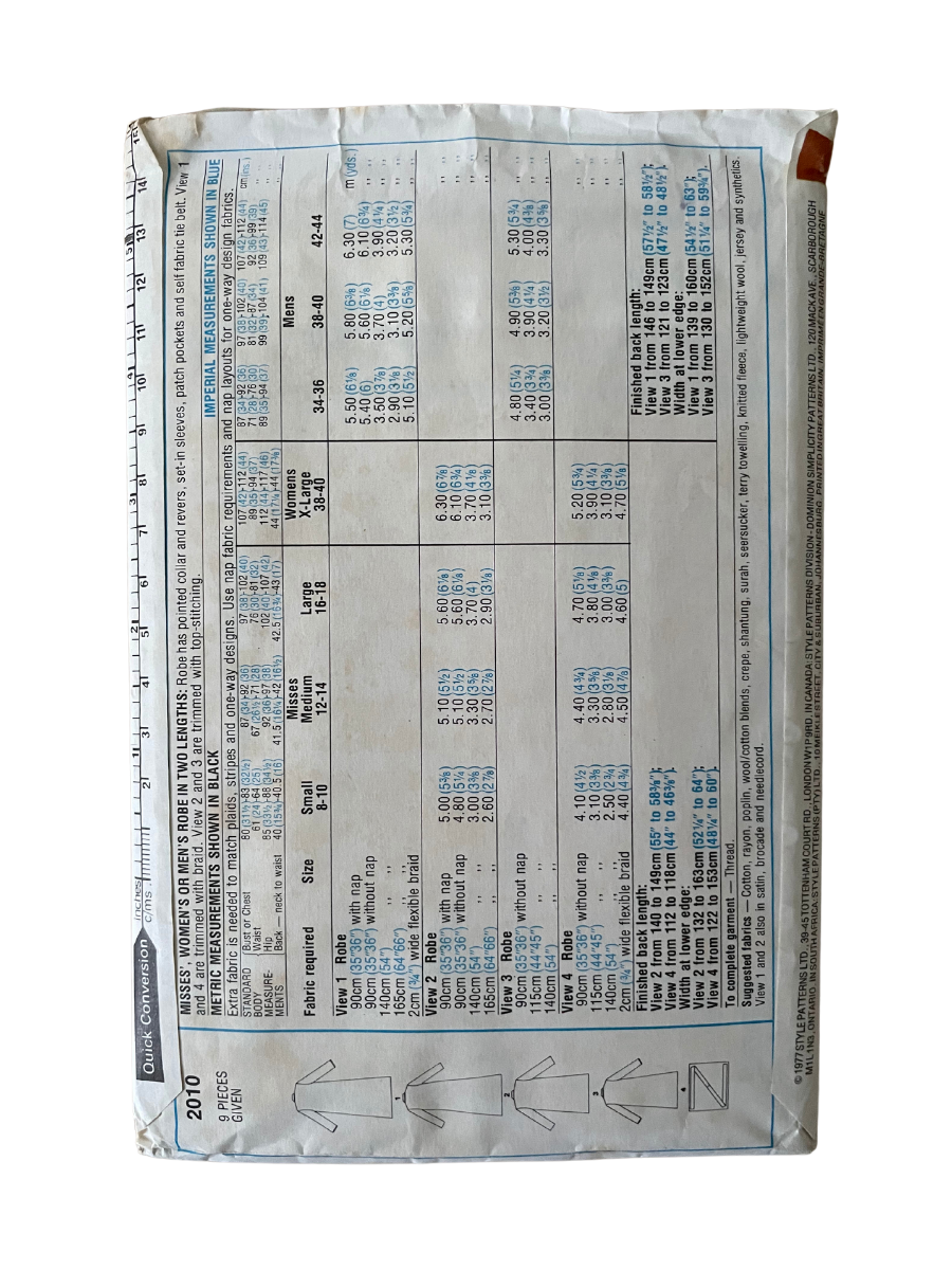 Style 2010 Womens Size 18-20 Nightgown Dressing Gown FF