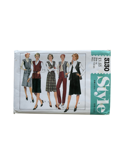 Style 3130 Womens Size 16 Dress Pinafore Trousers Skirt FF