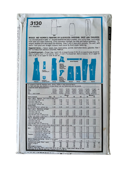 Style 3130 Womens Size 16 Dress Pinafore Trousers Skirt FF