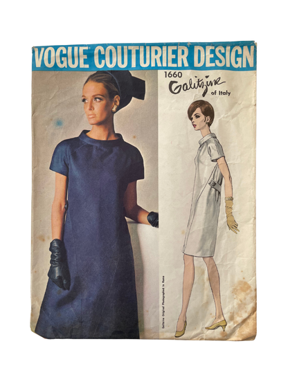 Vogue 1660 Womens Size 12 Dress