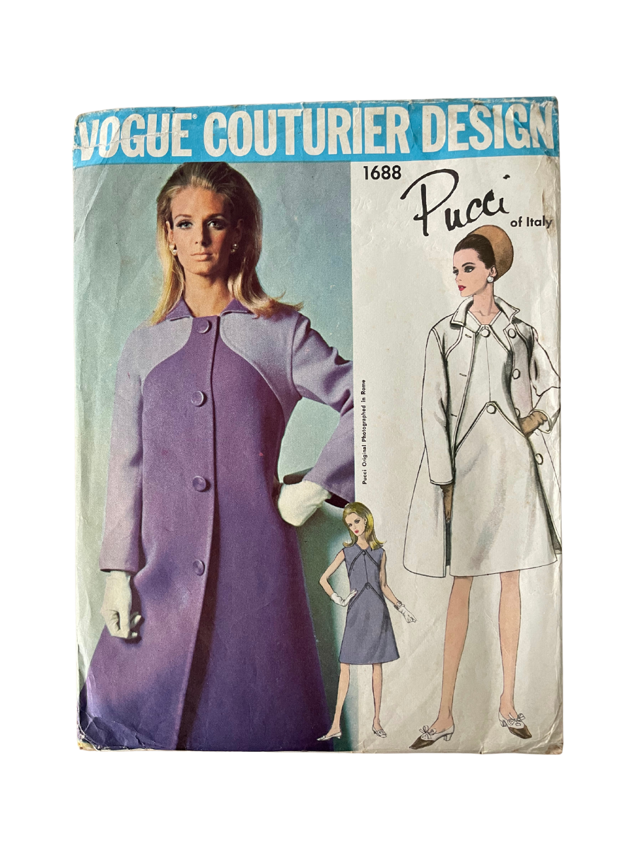 Vogue 1688 Womens Size 12 Dress Coat