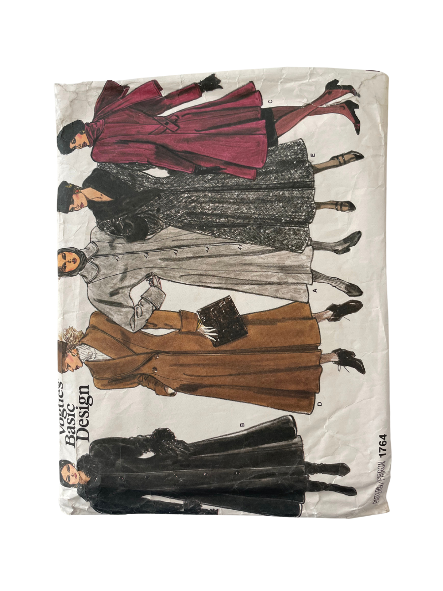 Vogue 1764 Womens Size 12 Coat