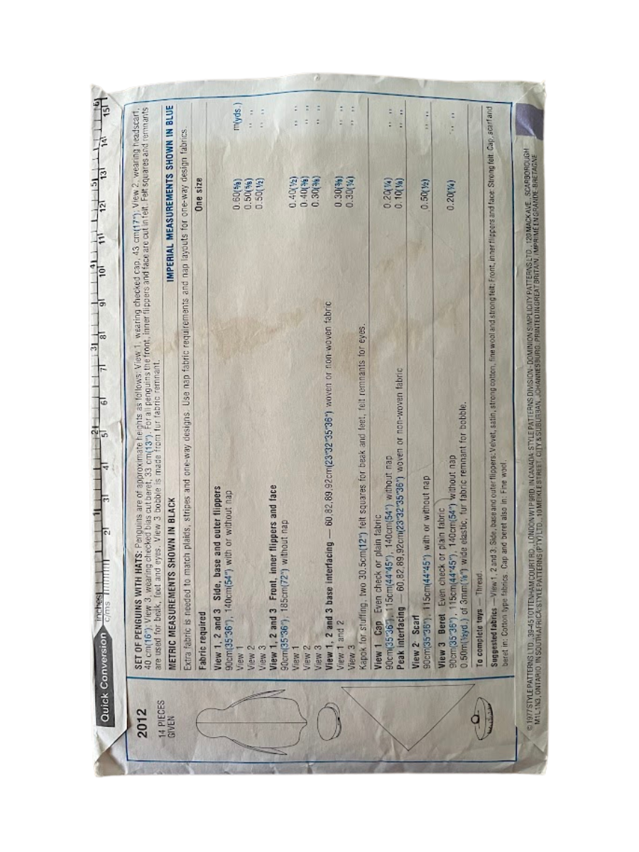 Style 2012 Penguin Family FF