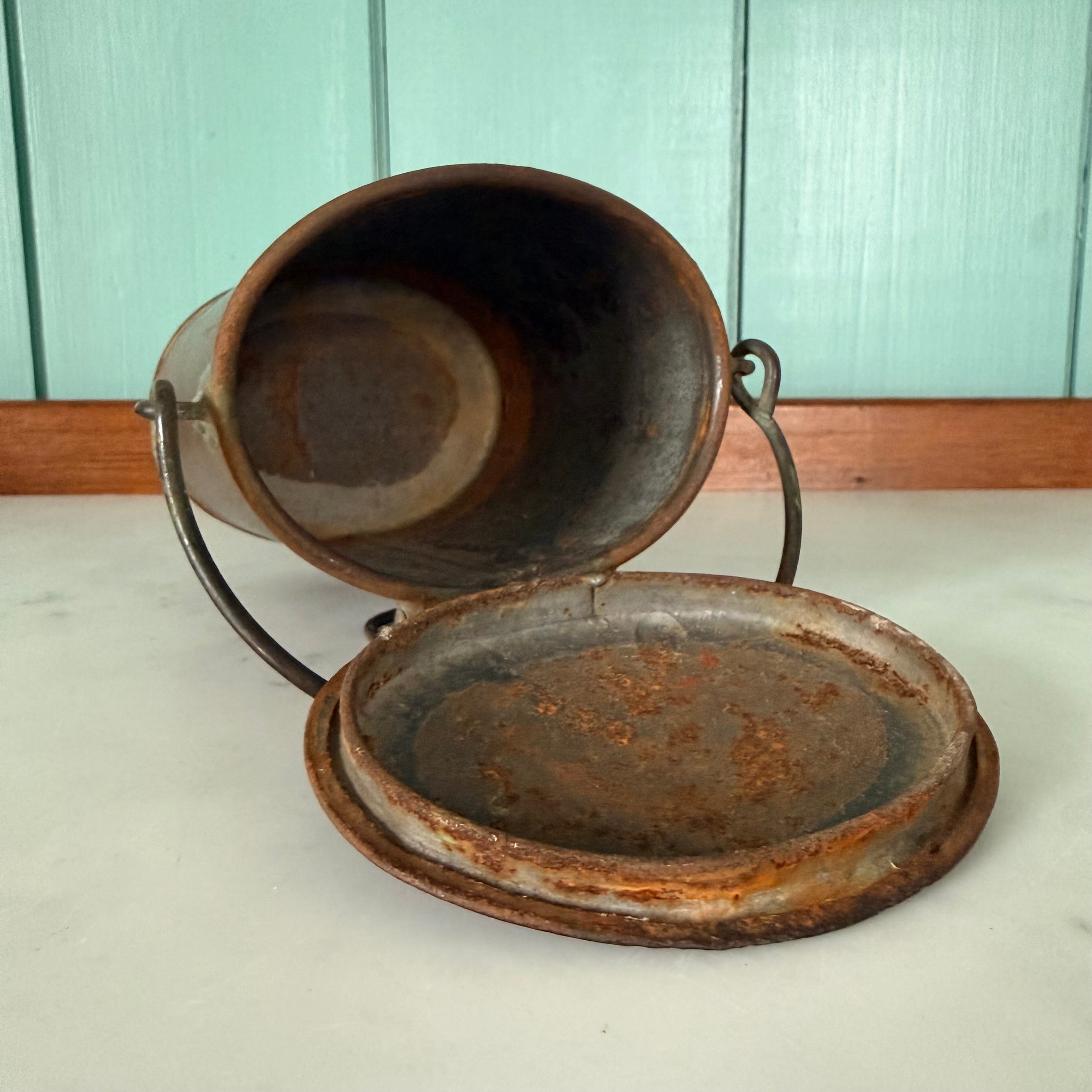 Antique A. Pool Ruislip Dairy Pail Cream Can