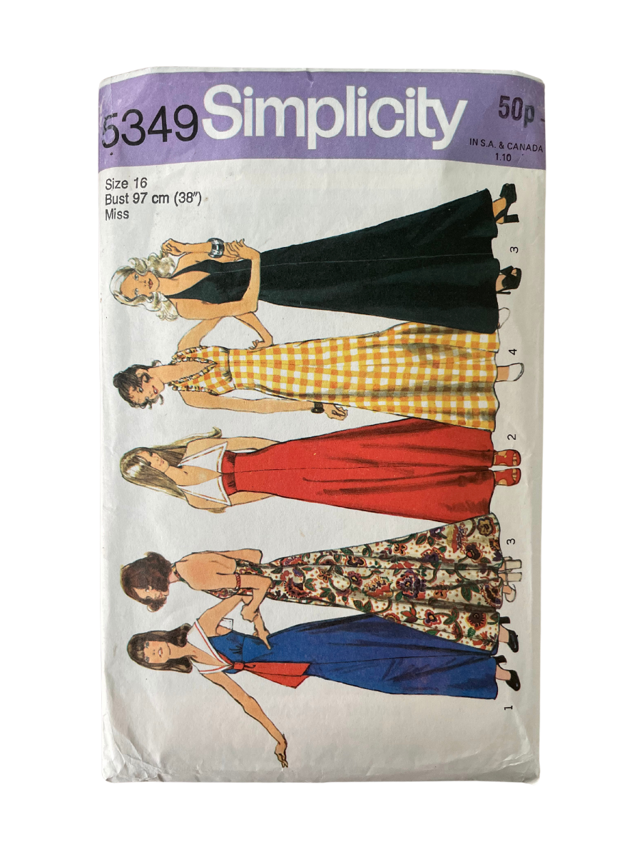 Simplicity 5349 Womens Size 14 UK Dress