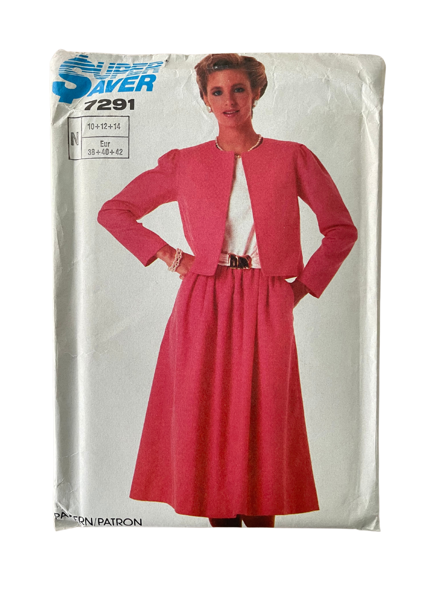 Simplicity 7291 Womens Size 8-12 Dress Jacket FF
