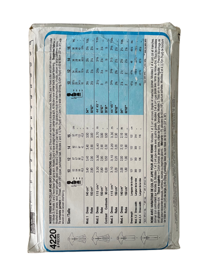 Style 4220 Womens Size 8-12 UK Dress FF