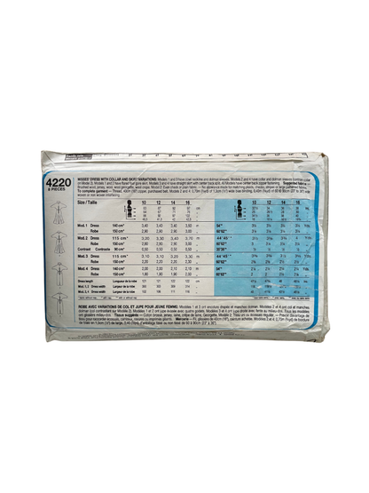 Style 4220 Womens Size 8-12 UK Dress FF