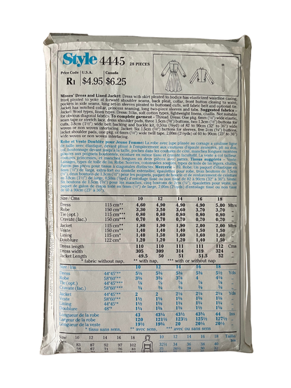 Style 4445 Womens Size 10 UK Dress Jacket FF