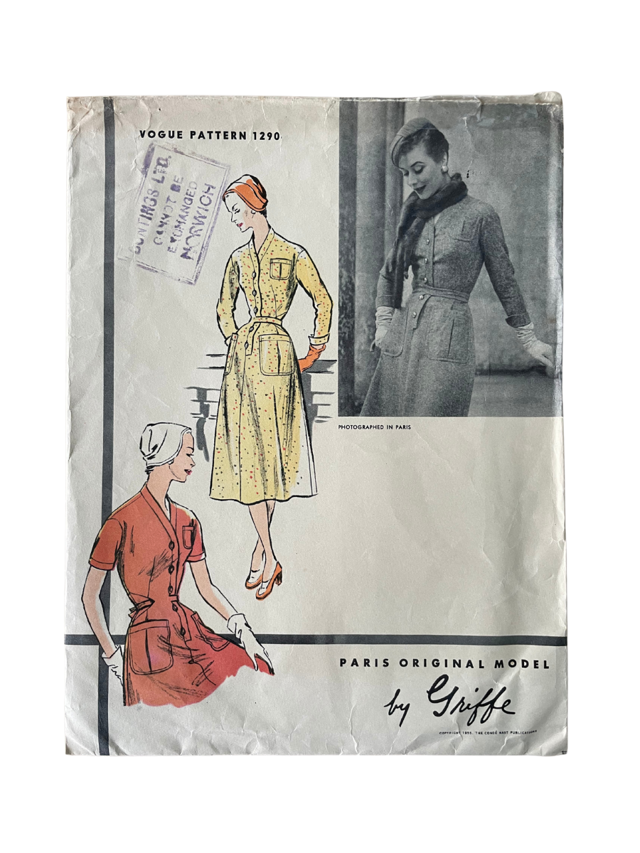 Vogue 1290 Womens Size 10 Dress FF