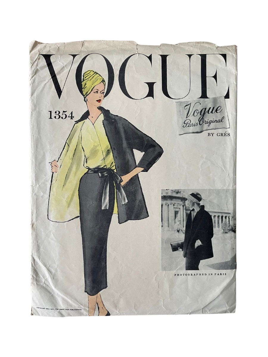 Vogue Paris Original 1354 Womens Size 12 Dress Coat