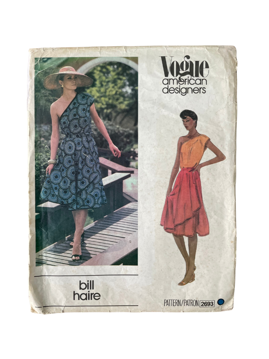 Vogue Designer 2693 Womens Size 6 Top Skirt FF