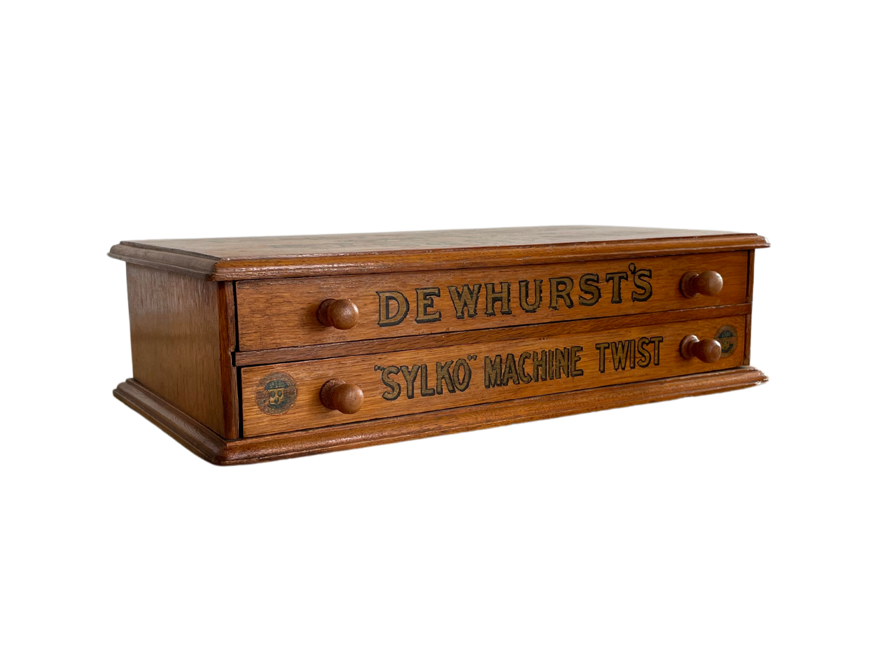 Antique Dewhurst Sylko Spool Cabinet – Circa 1920