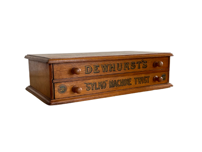 Antique Dewhurst Sylko Spool Cabinet – Circa 1920