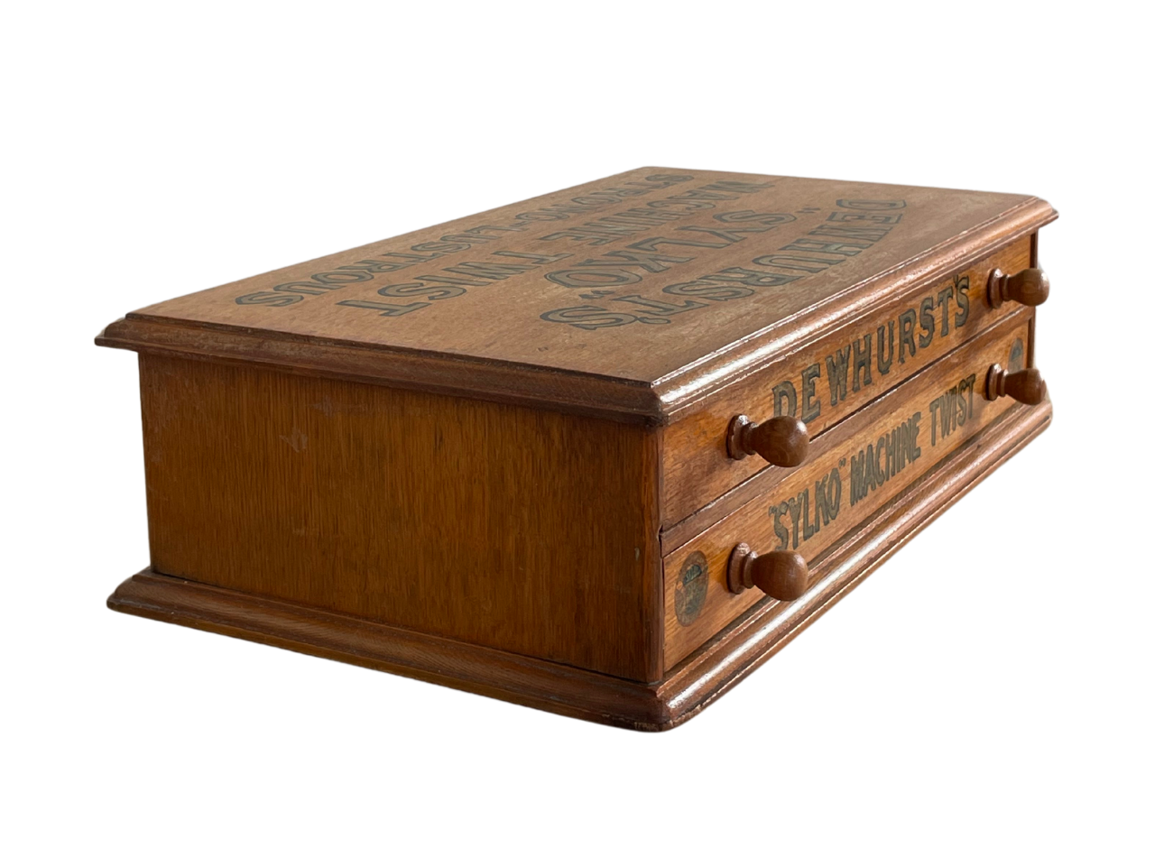 Antique Dewhurst Sylko Spool Cabinet – Circa 1920