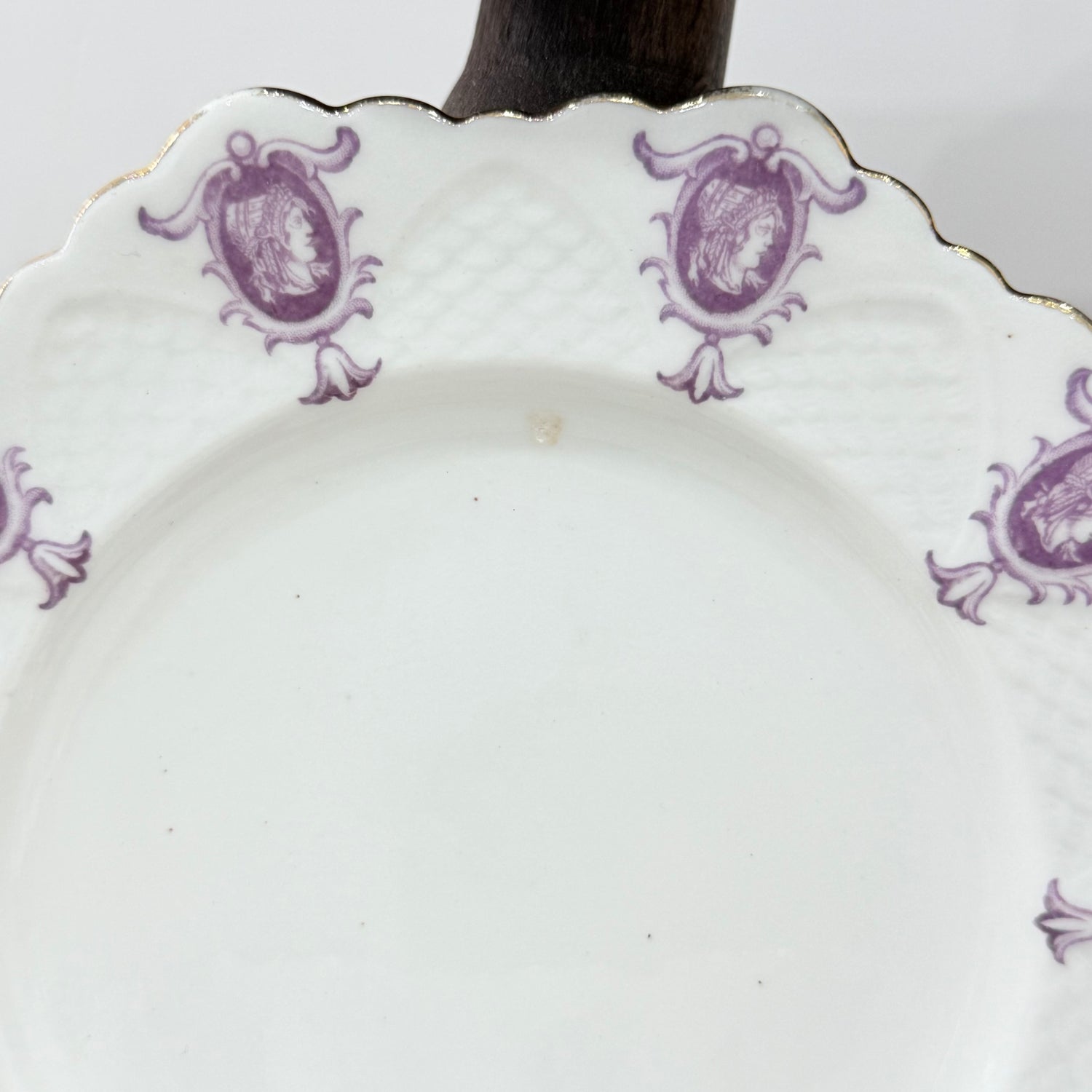 Pre-War Paragon China Purple Cameo Tea Set Cups Saucers Milk Sugar Plate