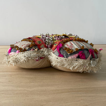 Antique WW1 Regimental Silk Sweetheart Pin Cushion