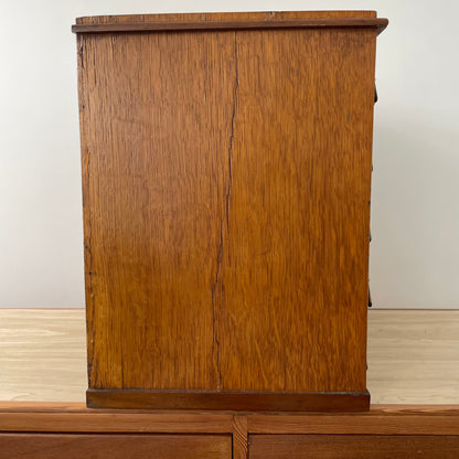 Antique Morris &amp; Yeomans Needle Haberdashery Cabinet