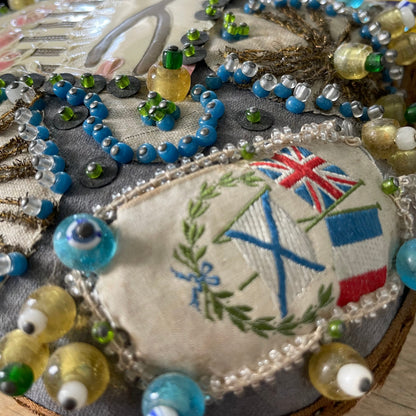 Antique WWI Sweetheart Pin Cushion &