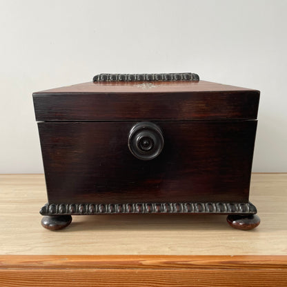 Antique Rosewood Sewing Box – Dated 1839 with Original Tools &amp; Provenance
