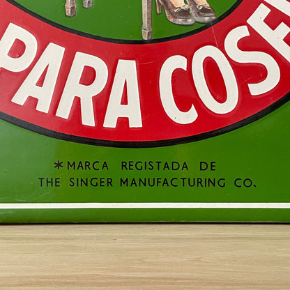 1940s Singer Shop Advertising Enamel Sign